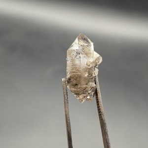 Herkimer diamond crystal quartz double terminated black crystal found in New York