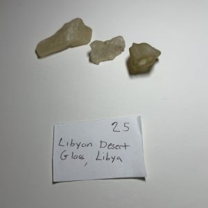 Libyan Desert Glass — Natural Tektite Lot, 3 Pieces