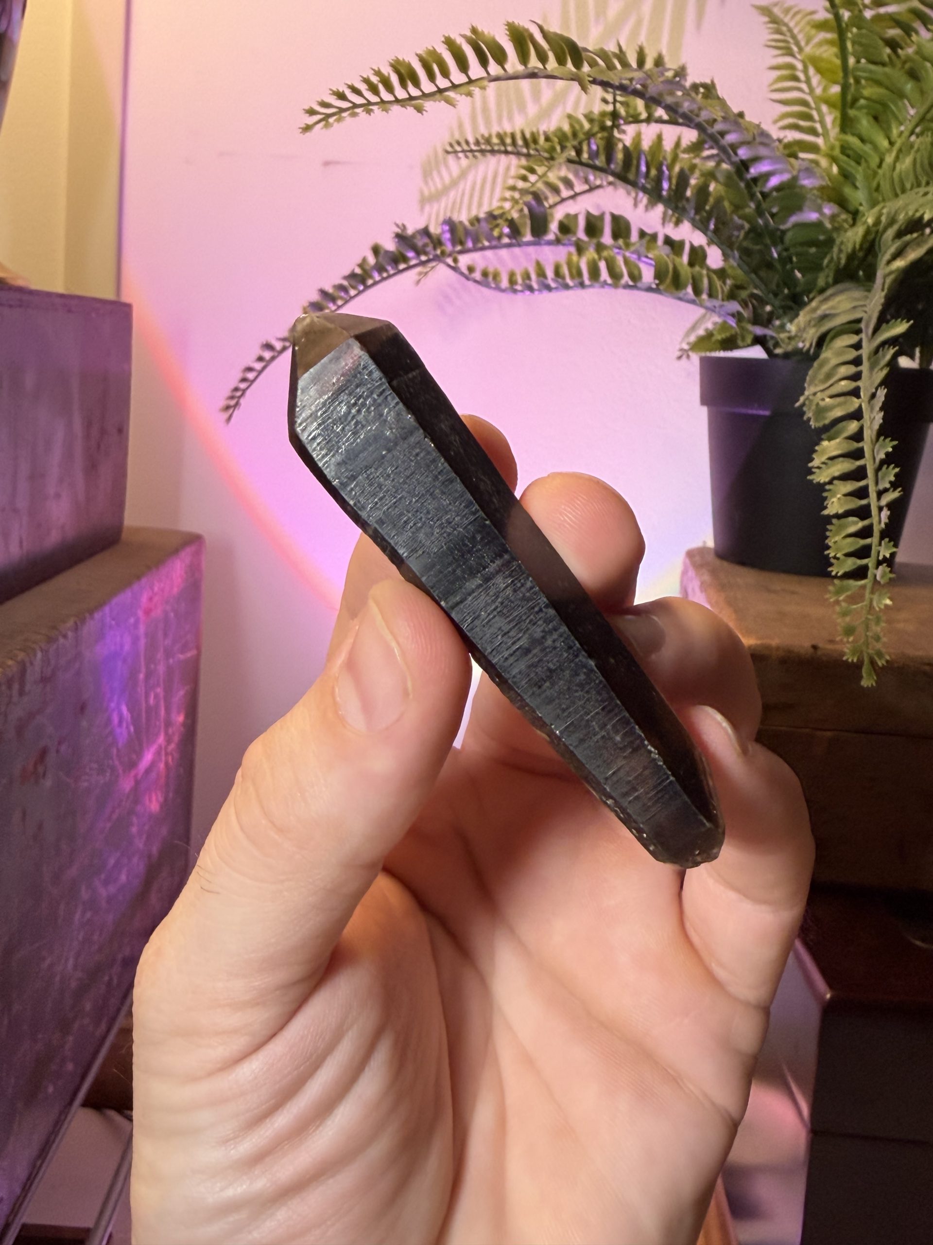 Double Terminated Smoky Quartz Point — Natural Crystal - Crystal Harvest product photo