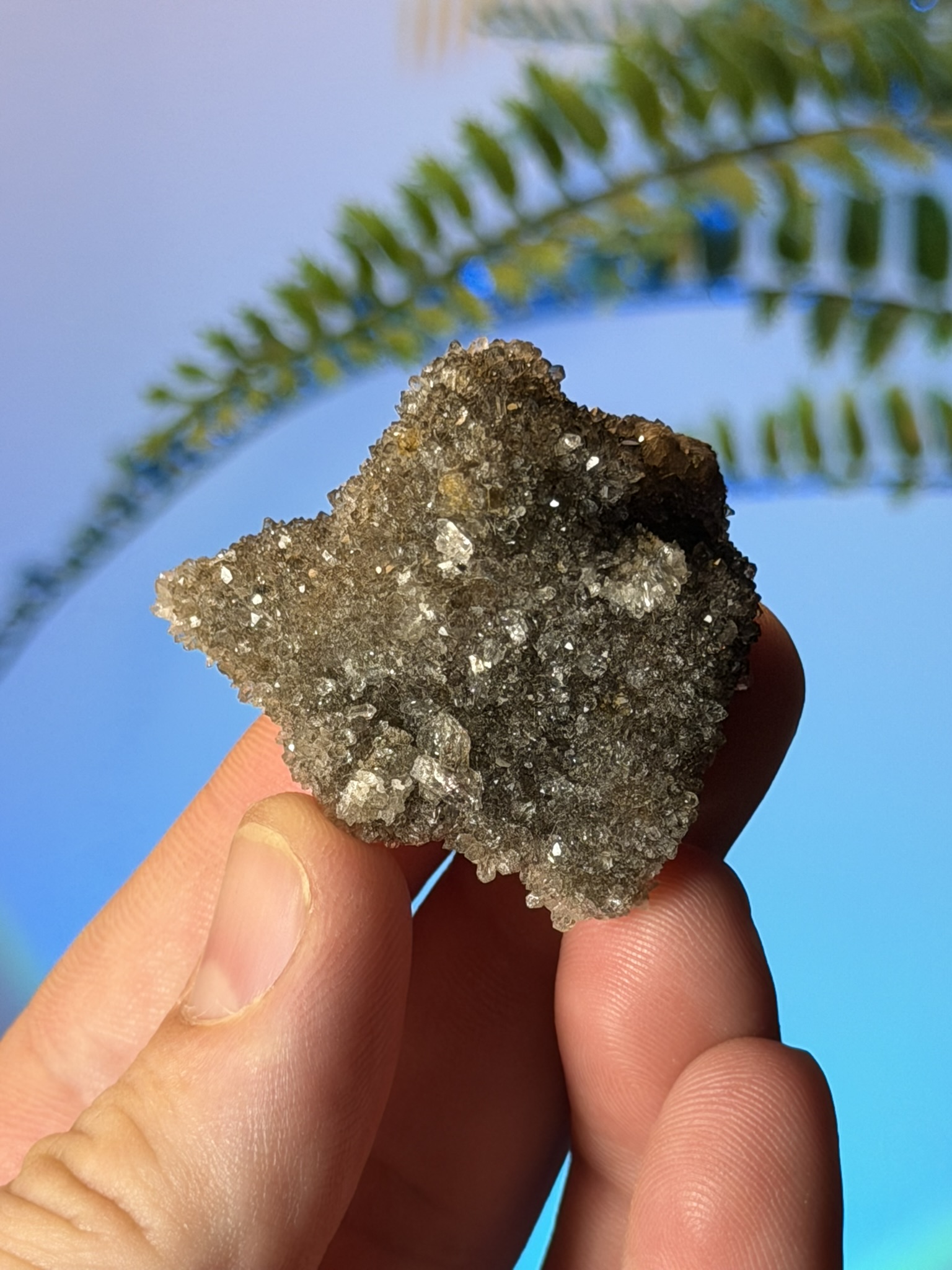 Herkimer Diamond Quartz Cluster with Feldspar — New York - Crystal Harvest product photo