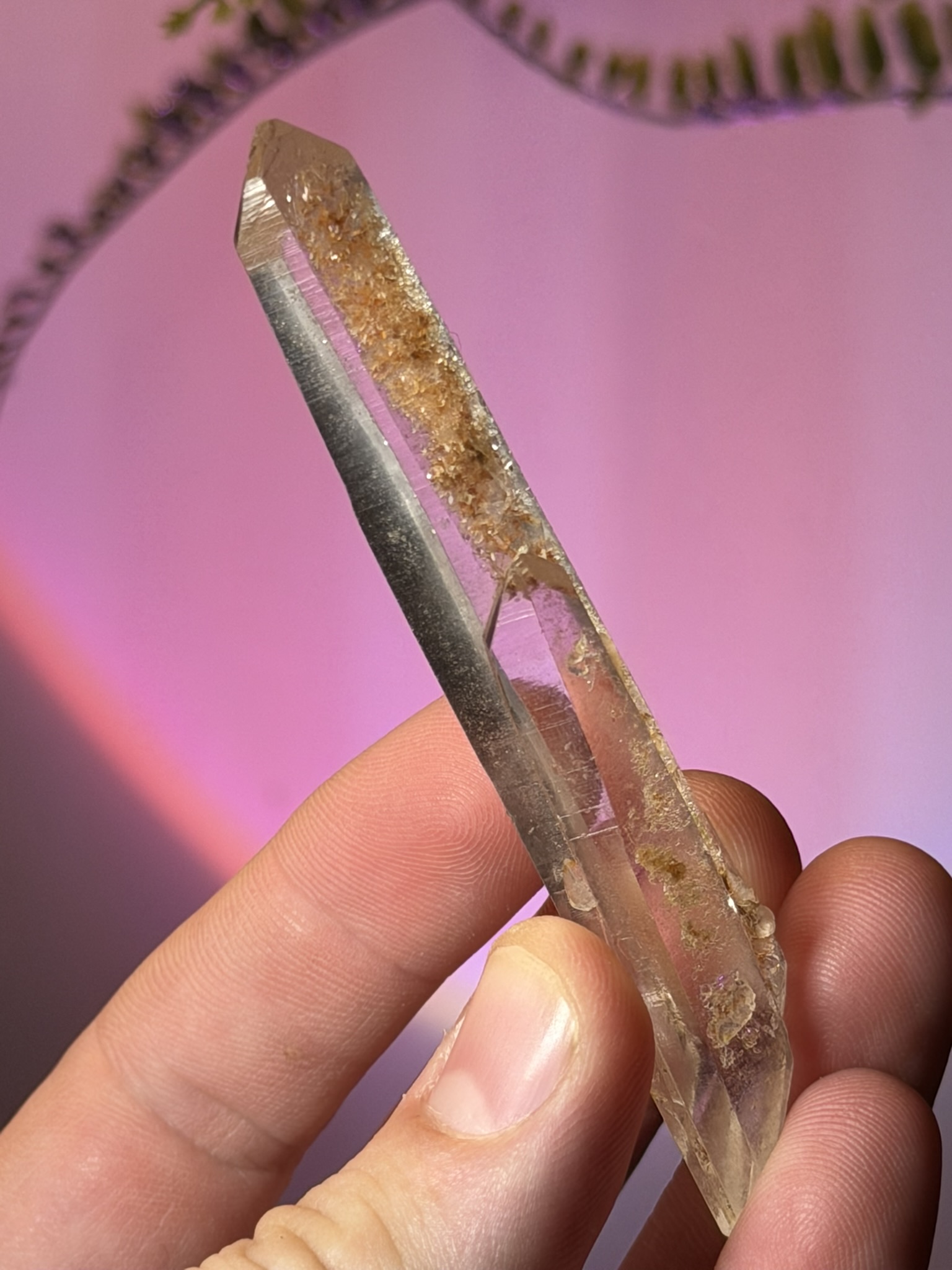 Clear Quartz Crystal Point — Natural Specimen - Crystal Harvest product photo