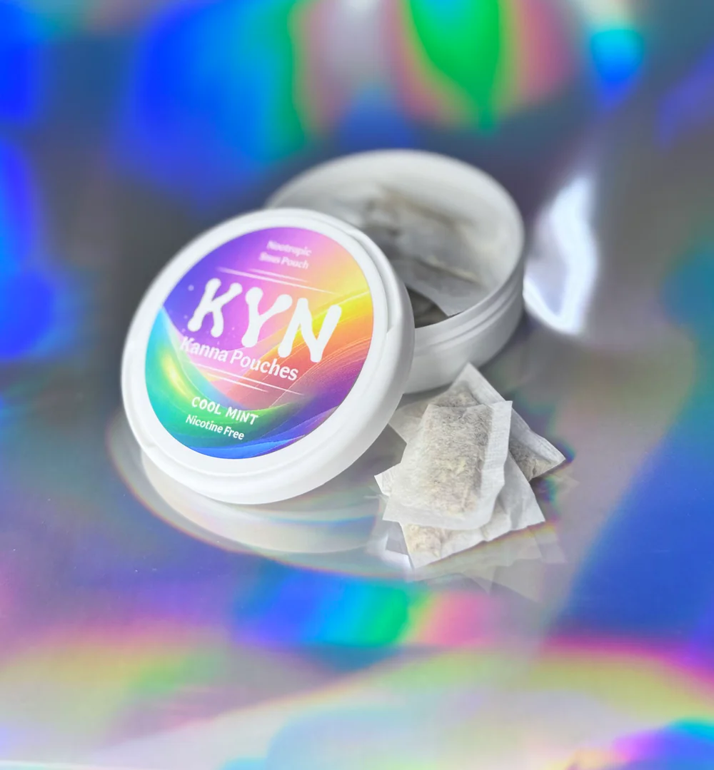 KYN Kanna nicotine-free pouches tin product photo