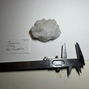 New Hampshire Milky Quartz Crystal Cluster — Natural Specimen