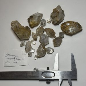 Herkimer Diamond Quartz Parcel — New York, 18 Pieces